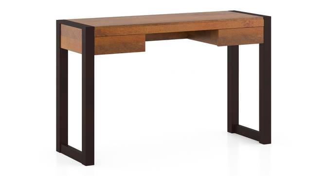 Austen Compact Desk Mahogany Finish (Two-Tone Finish) by Urban Ladder - - 