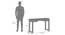 Austen Compact Desk Mahogany Finish (Two-Tone Finish) by Urban Ladder - - 