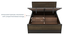 Masai Solid Wood Queen Size Hydraulic-Storage Bed In American Walnut - 2 Tone Finish (King Bed Size, American Walnut Finish, Hydraulic Storage Type) by Urban Ladder - - 