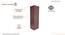 Echo Wadrobe (Columbian Walnut Finish) by Urban Ladder - - 