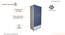 Wardrobe Graphite grey & New light walnut in walnut finish (Graphite Grey & New Light Walnut Finish) by Urban Ladder - - 