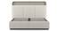 Valeria Hydraulic Storage Bed with Valeria Bedside Table (King Bed Size, Beige Finish, Bed + 2 Bedside Table Set, Hydraulic Storage Type) by Urban Ladder - - 
