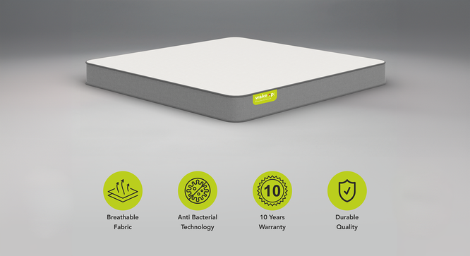 Imperious Orthopedic Memory Foam Mattress - King Size (King Mattress Type, 5 in Mattress Thickness (in Inches), 84 x 78 in Mattress Size) by Urban Ladder - - 