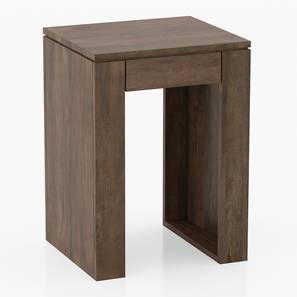 Epsilon Solid Wood Side Table in Danish Walnut Finish-image-26