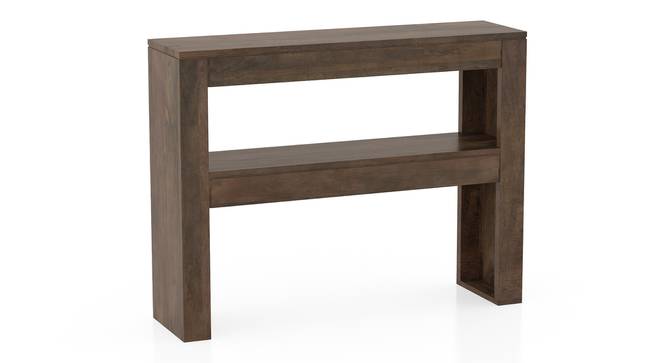 Epsilon Solid Wood Console Table In Danish Walnut Finish (Danish Walnut Finish) by Urban Ladder - - 1005533
