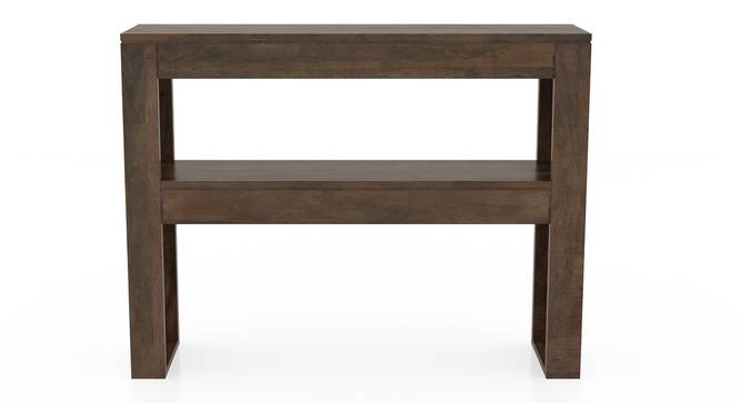 Epsilon Solid Wood Console Table In Danish Walnut Finish (Danish Walnut Finish) by Urban Ladder - - 1005538