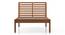 Elwyn Non-Storage Single Bed -Finish- Amber Walnut (Single Bed Size, Amber Walnut Finish) by Urban Ladder - - 
