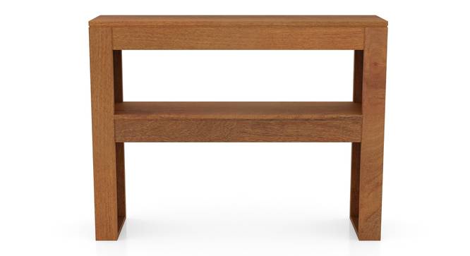 Epsilon Solid Wood Console Table In Danish Walnut Finish (Amber Walnut Finish) by Urban Ladder - - 1005557