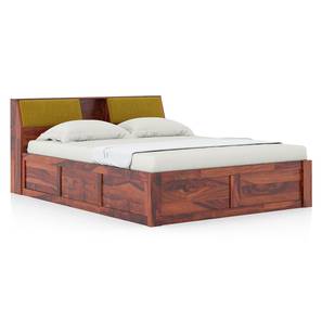 Jennings Solid Wood King Size Bed with Hydraulic Storage Bed in Honey Fi...-image-44