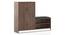 Alex Shoe Cabinet (Classic Walnut Finish, 21 pair Configuration) by Urban Ladder - - 