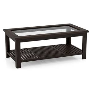 Claire Rectangular Solid Wood Coffee Table in American Walnut Finish-image-9