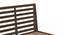 Elwyn Non-Storage Single Size Bed (Single Bed Size, Danish Walnut Finish) by Urban Ladder - - 