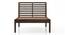 Elwyn Non-Storage Single Size Bed (Single Bed Size, Danish Walnut Finish) by Urban Ladder - - 