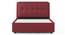 Bornholm Upholstered Storage Bed (Queen Bed Size, Burgundy Leatherette) by Urban Ladder - - 