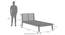 Elwyn Non-Storage Single Size Bed (Single Bed Size, Danish Walnut Finish) by Urban Ladder - - 