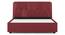 Bornholm Upholstered Storage Bed (King Bed Size, Burgundy Leatherette) by Urban Ladder - - 
