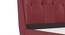 Bornholm Upholstered Storage Bed (King Bed Size, Burgundy Leatherette) by Urban Ladder - - 