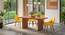Heston Solid Wood 6 Seater Dining Table In Natural Acacia Finish (Acacia Finish, Six Seater) by Urban Ladder - - 