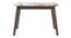 Lunar Alaska Exotic Stone 4 Seater Dining Table with set of 4 Bren Swivel Dining Chairs (Ivory, Danish Walnut Finish, 4 No of Chairs, 4 Table Seating Capacity) by Urban Ladder - - 1006038