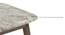 Lunar Grey Mirage Stone 6 Seater Dining Table With set of 6 Atlas Dining chairs (Avocado Green, Danish Walnut Finish, 6 No of Chairs, 6 Table Seating Capacity) by Urban Ladder - - 1006044