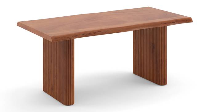 Heston Solid Wood 6 Seater Dining Table with 6 Rickman Lounge Chair (Acacia Finish, Matty Yellow, 6 No of Chairs, 6 Table Seating Capacity) by Urban Ladder - - 1006157