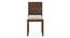 Lunar Alaska Exotic Stone 4 Seater Dining Tablet with Atlas Dining chairs Set (Wheat Brown, Danish Walnut Finish, 4 No of Chairs, 4 Table Seating Capacity) by Urban Ladder - - 