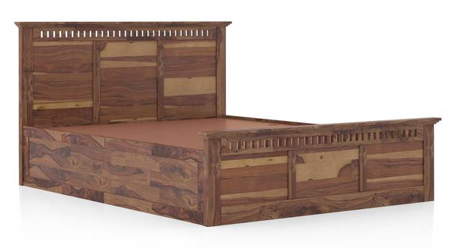 Fidora Solid Wood King Size Box storge Bed In Honey Finish (Teak Finish, King Bed Size, Box Storage Type) by Urban Ladder - - 