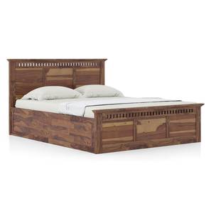 urban ladder Fidora Solid Wood Queen Size Bed with Box Storage Bed in Teak Finish-picture-17