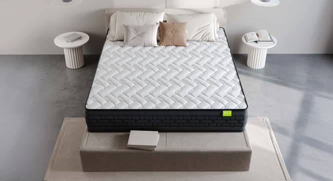 Riserox Pocket Spring Mattress - Double Size (8 in Mattress Thickness (in Inches), Double Mattress Type, 84 x 42 in Mattress Size) by Urban Ladder - - 