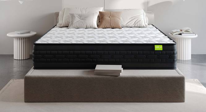 Riserox Pocket Spring Mattress - Double Size (8 in Mattress Thickness (in Inches), Double Mattress Type, 84 x 42 in Mattress Size) by Urban Ladder - - 