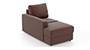 Apollo Sofa Set (Burgundy, Leatherette Sofa Material, Compact Sofa Size, Soft Cushion Type, Sectional Sofa Type, Left Aligned Chaise Sofa Component, Regular Back Type, Regular Back Height) by Urban Ladder - - 100665
