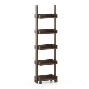 Study In Naihati Design Austen Solid Wood Bookshelf in Danish Walnut