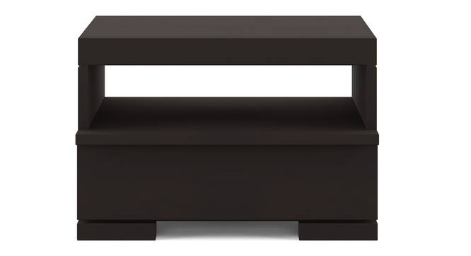 Ohio Bedside Table Finish- Mango Moghany -Metal Channel (Mango Mahogany Finish) by Urban Ladder - - 