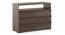 Ohio chest of drawers in American Walnut with Metal Channel (Danish Walnut Finish) by Urban Ladder - - 