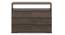 Ohio chest of drawers in American Walnut with Metal Channel (Danish Walnut Finish) by Urban Ladder - - 