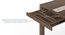 Atlas Crest Storage Solid Wood 6 Seater Dining Table with set of 6 Ludo Dining Chairs (Shitake Beige, Danish Walnut Finish, 6 No of Chairs, 6 Table Seating Capacity) by Urban Ladder - - 