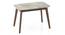 Lunar Grey Mirage Stone 4 Seater Dining Table with Rickman Lounge Chairs (Matty Yellow, 4 No of Chairs, 4 Table Seating Capacity, Grey Mirage Stone Finish) by Urban Ladder - - 