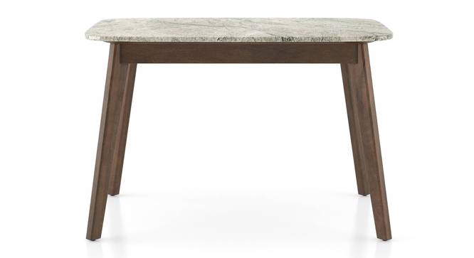 Lunar Grey Mirage Stone 4 Seater Dining Table with Rickman Lounge Chairs (Matty Grey, 4 No of Chairs, 4 Table Seating Capacity, Grey Mirage Stone Finish) by Urban Ladder - - 