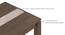 Atlas Crest Storage Solid Wood 4 Seater Dining Table with Set of 4 Casey Swivel Dining Chair (DUAL TONE, Danish Walnut Finish, 4 No of Chairs, 4 Table Seating Capacity) by Urban Ladder - Design 1 Side View - 1007951