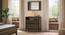 Masai Solid Wood Mirror In American Walnut - 2 Tone Finish (Two-Tone Finish) by Urban Ladder - - 