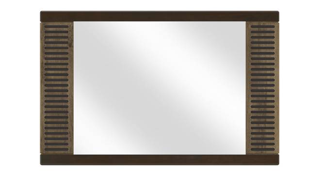 Masai Solid Wood Mirror In American Walnut - 2 Tone Finish (Two-Tone Finish) by Urban Ladder - - 