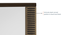 Masai Solid Wood Mirror In American Walnut - 2 Tone Finish (Two-Tone Finish) by Urban Ladder - - 