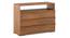 Ohio chest of drawer -Finish- Danish Walnut-Metal Channel (Amber Walnut Finish) by Urban Ladder - - 
