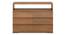Ohio chest of drawer -Finish- Danish Walnut-Metal Channel (Amber Walnut Finish) by Urban Ladder - - 