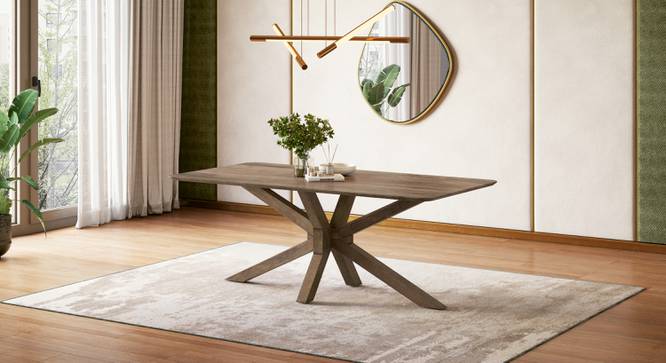 Anderson Solid Wood 8-Seater Dining Table In Danish Walnut Finish (Danish Walnut Finish, Eight Seater) by Urban Ladder - - 