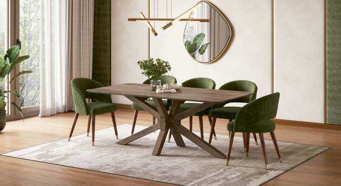 Anderson Solid Wood 8-Seater Dining Table In Danish Walnut Finish (Danish Walnut Finish, Eight Seater) by Urban Ladder - - 