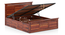 Fidora Solid Wood King Hydraulic storage bed (King Bed Size, HONEY Finish, Hydraulic Storage Type) by Urban Ladder - - 