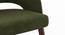 Atlas Solid Wood 6 Seater Compact Dining Table With 6 Celia Dining Chair (HONEY Finish, Deep Olive Velvet, 6 No of Chairs, 6 Table Seating Capacity) by Urban Ladder - Top View - 1008324
