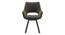 Atlas Crest Solid Wood 6 Seater Dining Table with Casey Swivel Dining Chair set of 6 (DUAL TONE, Danish Walnut Finish, 6 No of Chairs, 6 Table Seating Capacity) by Urban Ladder - Close View - 1008354