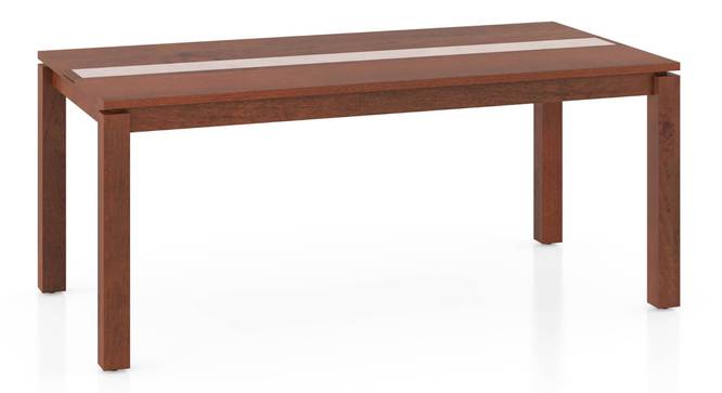 Atlas Crest Solid Wood 6 Seater Dining Table with 6 Rickman Lounge Chair (HONEY Finish, Matty Grey, 6 No of Chairs, 6 Table Seating Capacity) by Urban Ladder - Design 1 Side View - 1008516